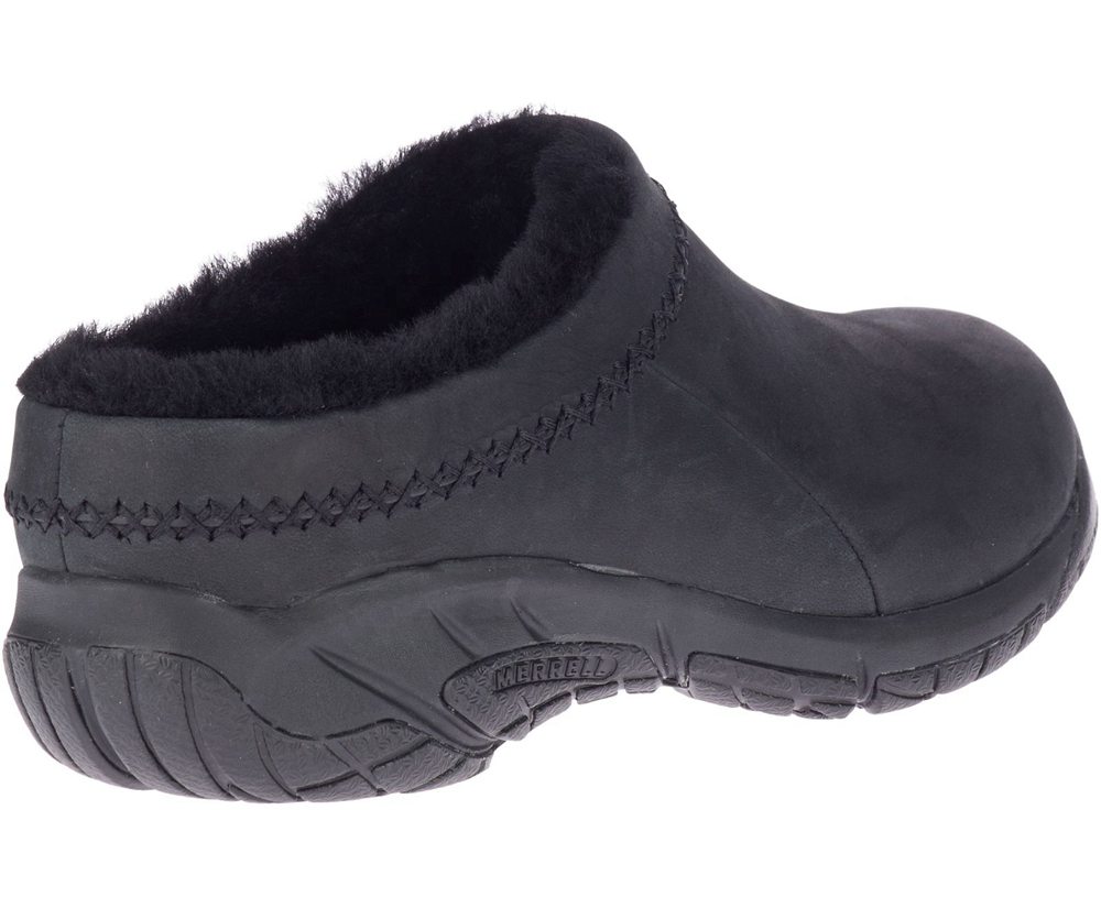 Merrell Slip Ons Damskie Czarne - Encore Ice 4 Skórzane - 638519-DMQ